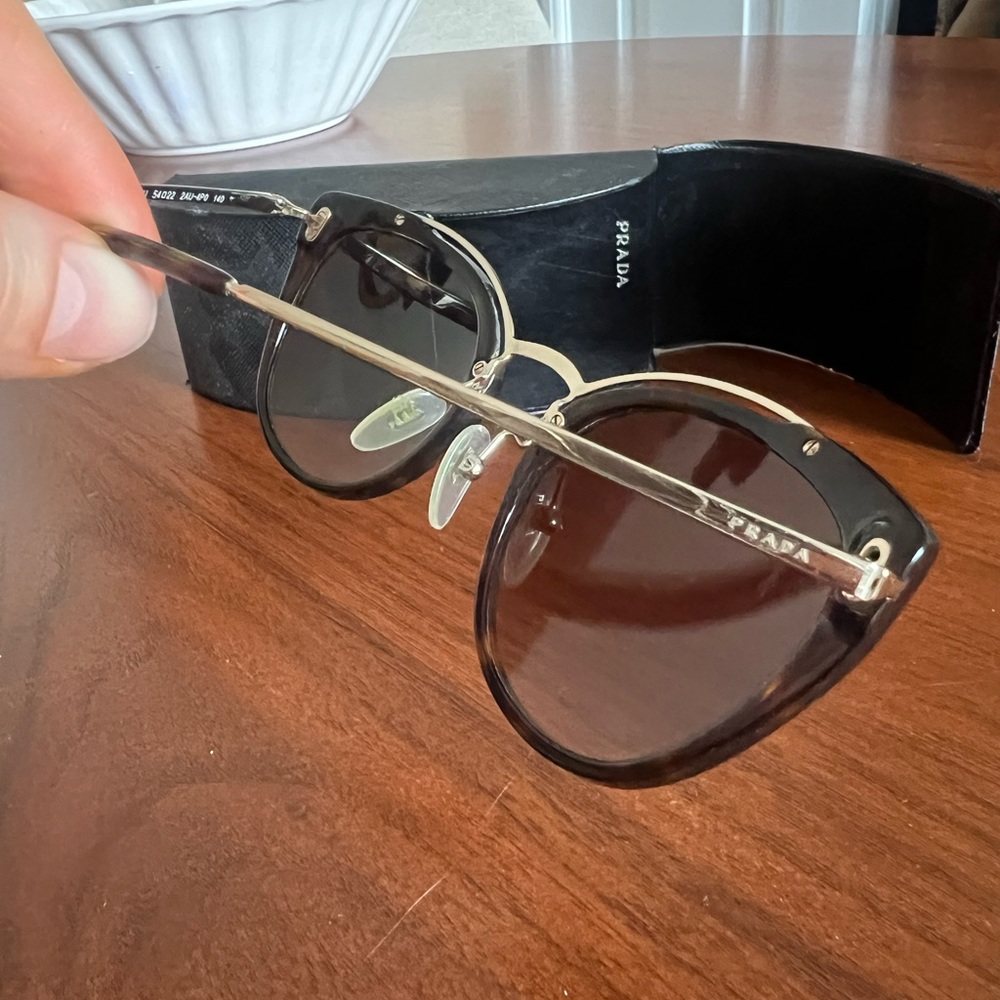 Tortoise Shell Prada Sunglasses - Picture 5 of 7